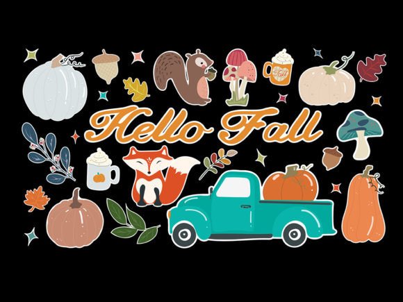 Autumn Stickers SVG: A Brand Designer’s Take on Seasonal Illustrations for Local Business Graphics