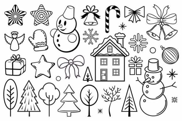 Christmas Decorations: Graphics & Illustrations