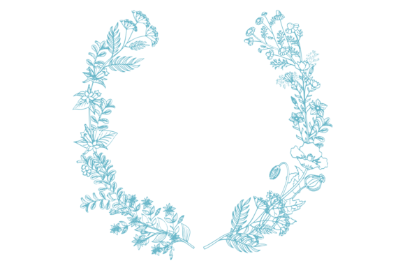 Herbal Round Frame: Graphics & Illustrations Review