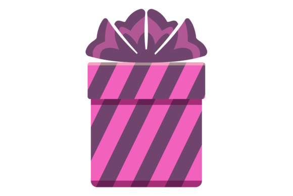 Pink Gift Box Graphics & Illustrations Review