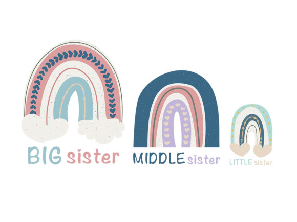 Sister Rainbow SVG: A Vibrant Graphic for Crafting & Handmade Businesses